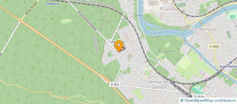 localisation de l'entreprise K & S  MORET-LOING-ET-ORVANNE