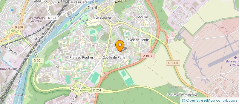 localisation de l'entreprise K.S  CREIL