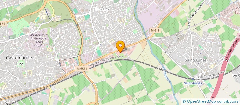 localisation de l'entreprise K&S  LE CRES