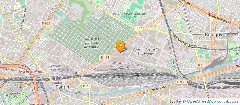 localisation de l'entreprise K.S.A. STYLE  BOBIGNY