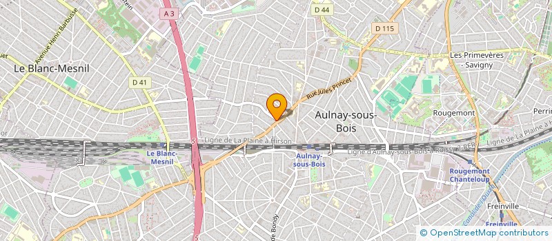 localisation de l'entreprise K.S. ALIMENTATION à AULNAY-SOUS-BOIS