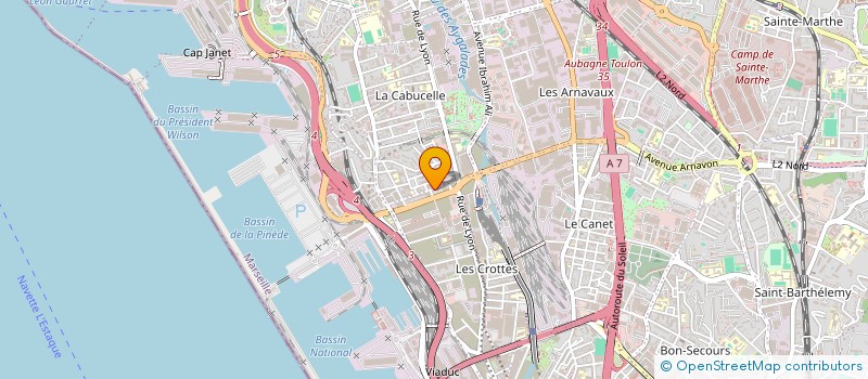 localisation de l'entreprise K.S AUTO  MARSEILLE