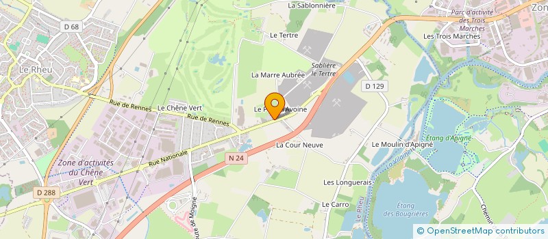 localisation de l'entreprise K&S BROZH à LE RHEU