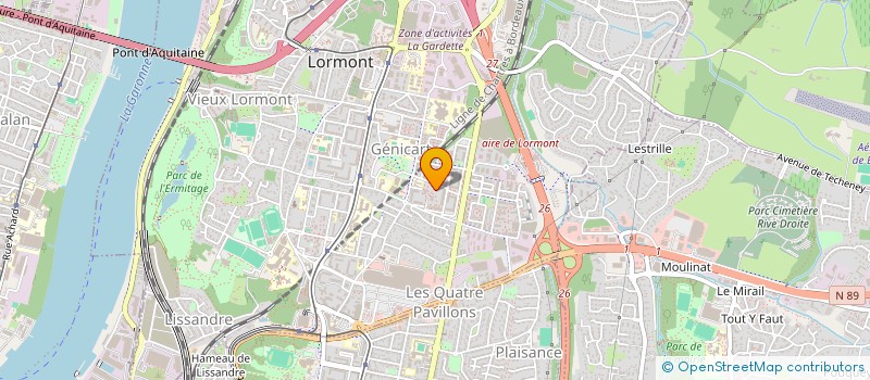 localisation de l'entreprise K & S CONSTRUCTION  LORMONT