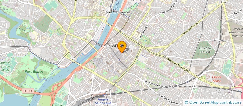 localisation de l'entreprise K.S. COURTAGE à ANGERS