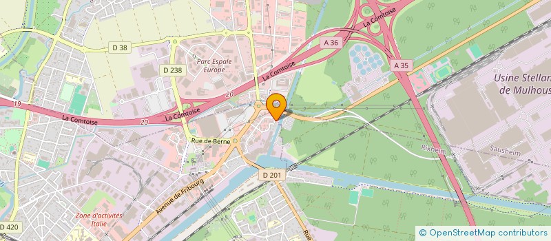 localisation de l'entreprise K'S DIFF à ILLZACH