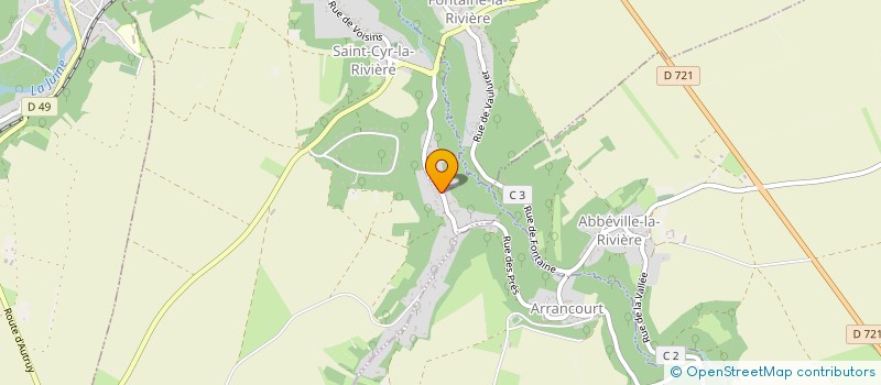 localisation de l'entreprise K & S FAMILY  SAINT-CYR-LA-RIVIERE