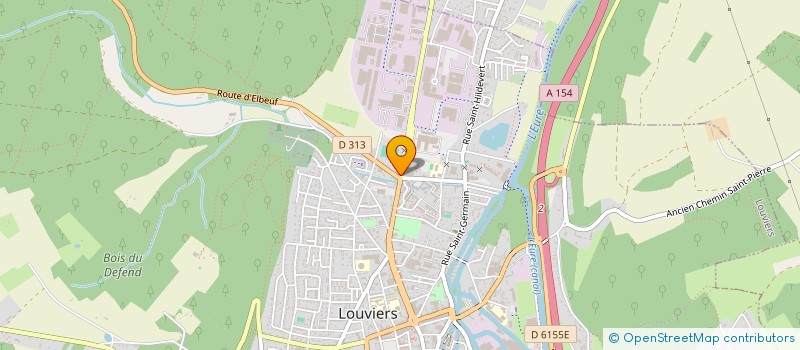 localisation de l'entreprise K.S FOOD  LOUVIERS