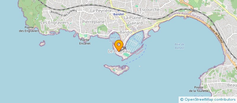 localisation de l'entreprise K.S GROUPE à BANDOL