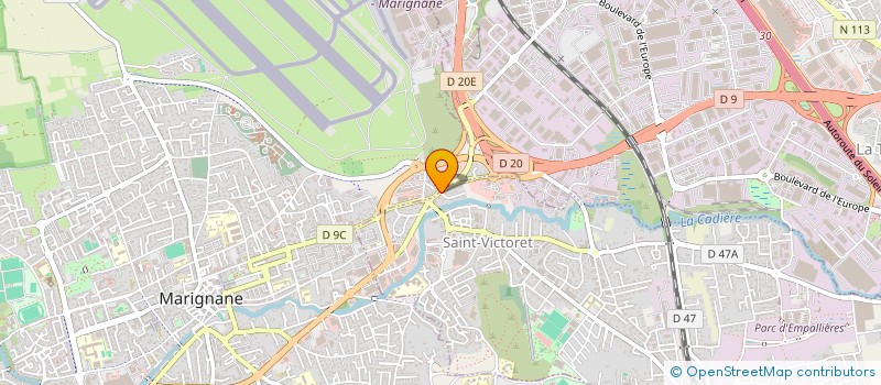 localisation de l'entreprise K.S MENUISERIE  SAINT-VICTORET