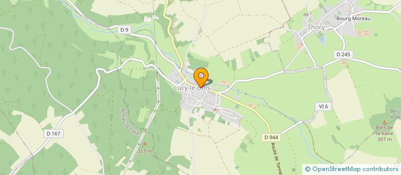 localisation de l'entreprise K.S.N.  THORY