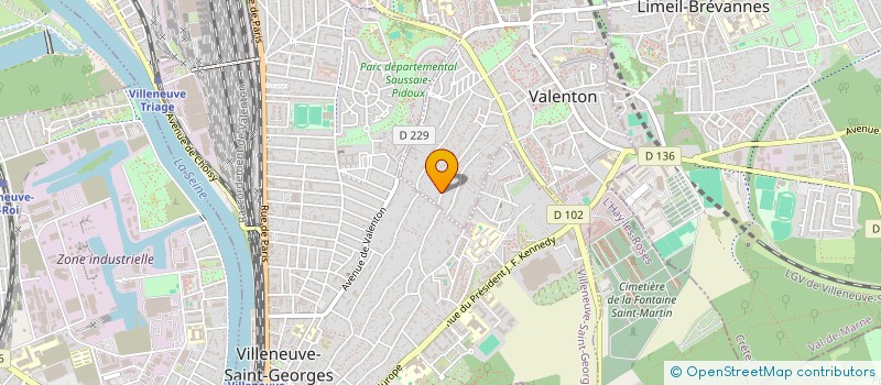 localisation de l'entreprise K S N à VALENTON