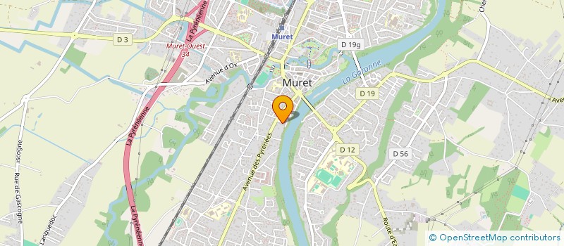 localisation de l'entreprise K&S SUD ENROBE à MURET
