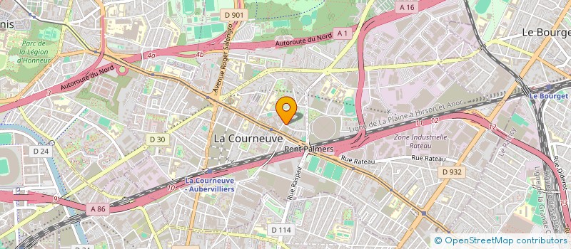 localisation de l'entreprise K.S.T à LA COURNEUVE
