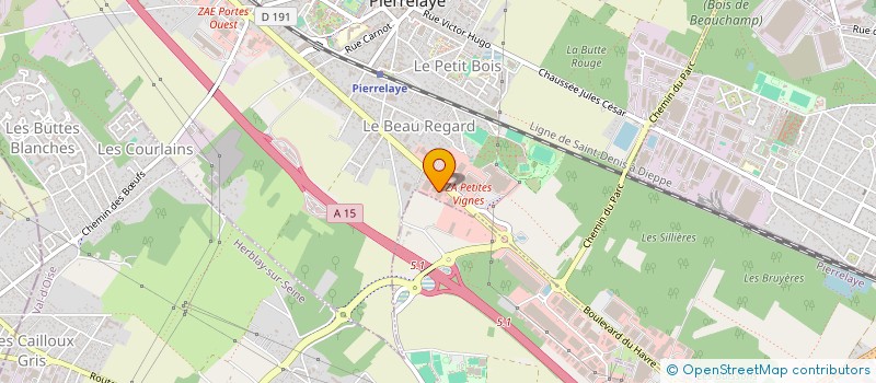 localisation de l'entreprise K.S.T  PIERRELAYE