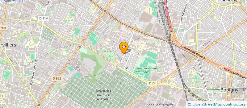 localisation de l'entreprise K.S TRANSPORT  BOBIGNY