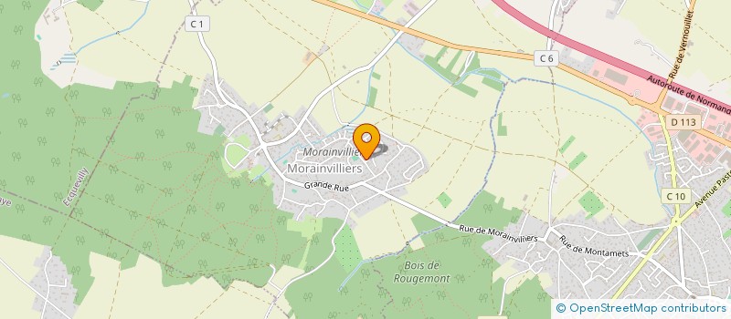 localisation de l'entreprise K&S TRANSPORT  MORAINVILLIERS