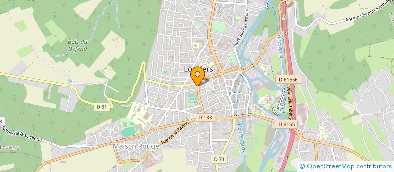 localisation de l'entreprise K-SA SPORT à LOUVIERS