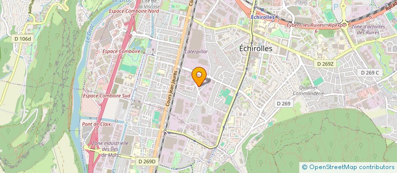 localisation de l'entreprise K SANDRE  ECHIROLLES