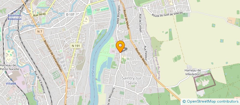 localisation de l'entreprise K SERRURERIE RAPIDE 24/24 à SAINTRY-SUR-SEINE