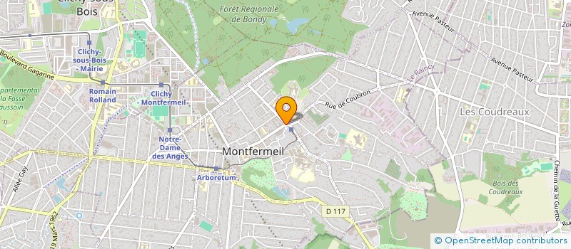 localisation de l'entreprise K SERVICE BATIMENT  MONTFERMEIL