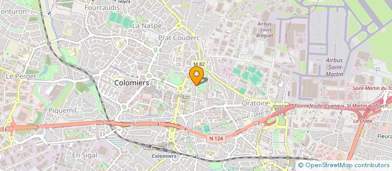 localisation de l'entreprise K SMASH à COLOMIERS