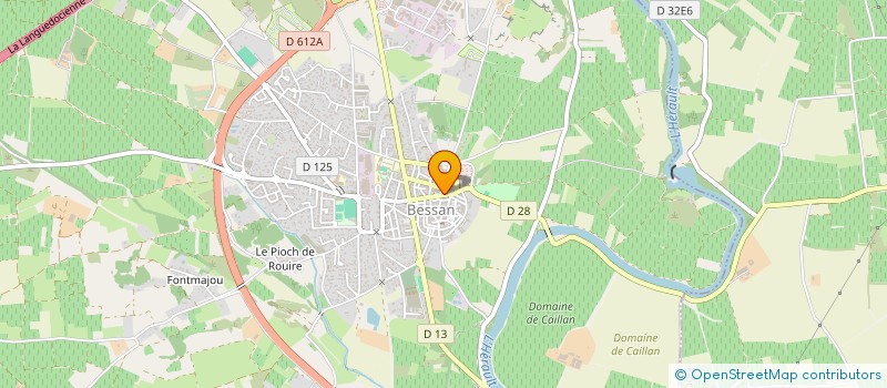 localisation de l'entreprise K-SOSS'  BESSAN