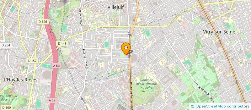 localisation de l'entreprise K-STRUCTURE à VILLEJUIF