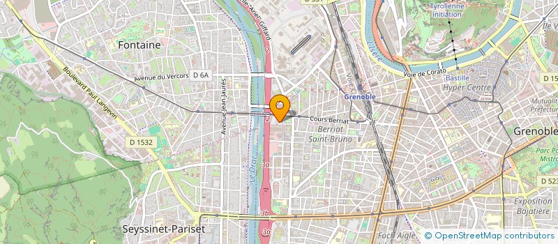 localisation de l'entreprise K SUD  GRENOBLE