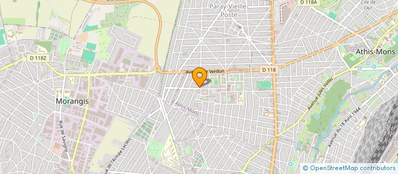 localisation de l'entreprise K'SUR  ATHIS-MONS