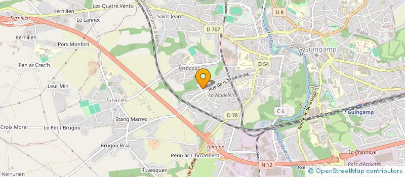 localisation de l'entreprise K&T à GRACES