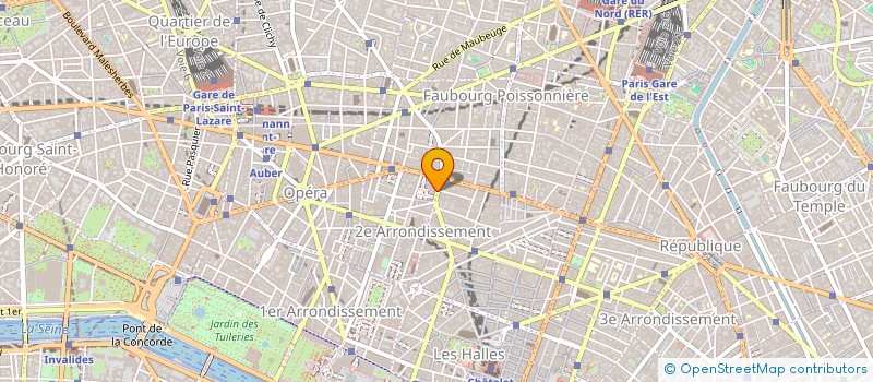 localisation de l'entreprise K.T.A.G.  PARIS