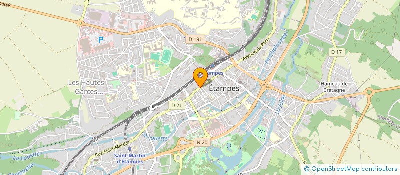 localisation de l'entreprise K&T ACTIVITY  ETAMPES