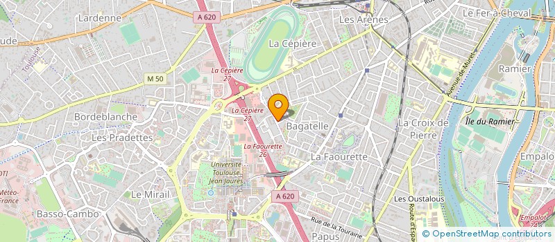 localisation de l'entreprise K.T.B. 31 à TOULOUSE