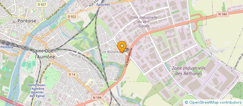 localisation de l'entreprise K.T.B. à SAINT-OUEN-L'AUMONE