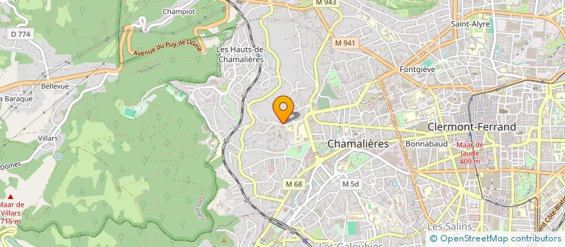 localisation de l'entreprise K.T.B. LIBER. à CHAMALIERES