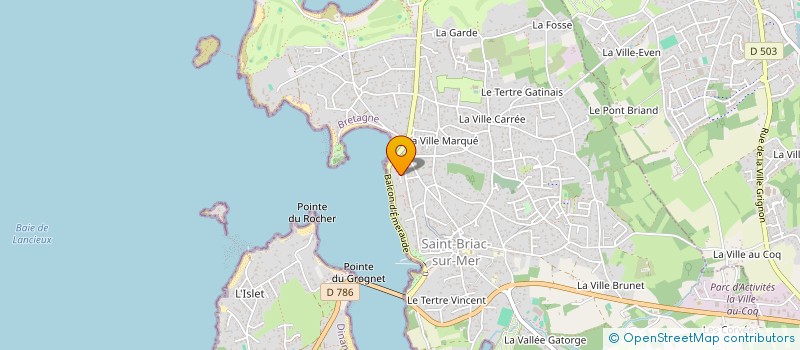 localisation de l'entreprise K.T.G.V. à SAINT-BRIAC-SUR-MER