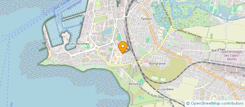 localisation de l'entreprise K.T. HOLDING  LA ROCHELLE