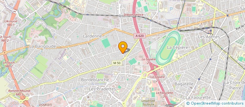 localisation de l'entreprise K.T.I à TOULOUSE