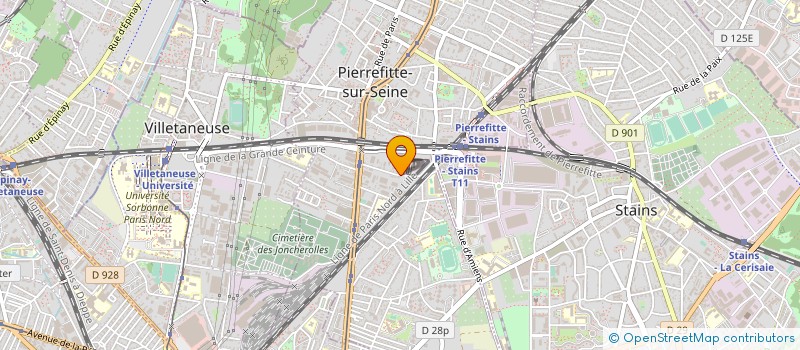 localisation de l'entreprise K T M RENOV'BAT à PIERREFITTE-SUR-SEINE