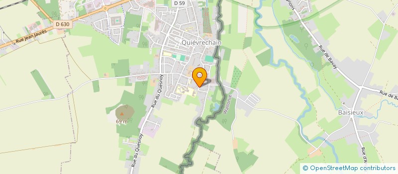 localisation de l'entreprise K.T.M. TUYAUTERIE INDUSTRIELLE  QUIEVRECHAIN