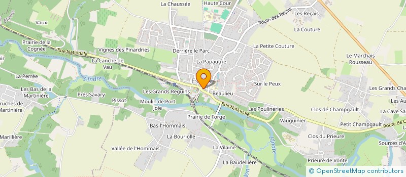 localisation de l'entreprise K & T MECHINE à ESVRES