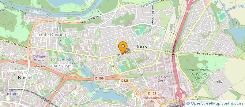 localisation de l'entreprise K.T.S.  TORCY