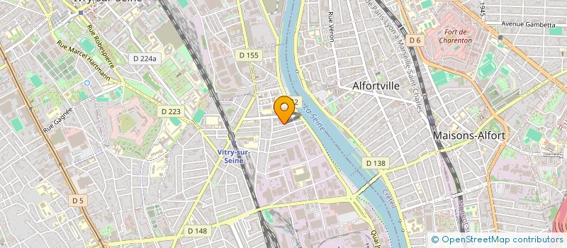 localisation de l'entreprise K.T.S à VITRY-SUR-SEINE