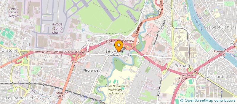 localisation de l'entreprise K.T.S. PRIVEE à TOULOUSE