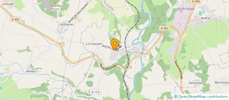 localisation de l'entreprise K, T TEAM  BORNE