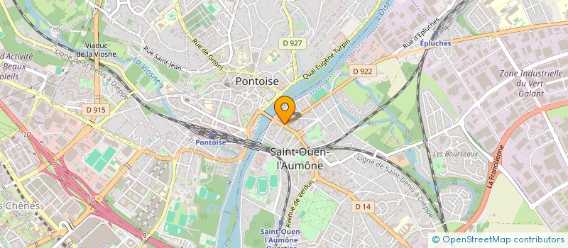 localisation de l'entreprise K.T.V. à SAINT-OUEN-L'AUMONE