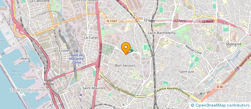 localisation de l'entreprise K.T.V TRANSPORTS à MARSEILLE