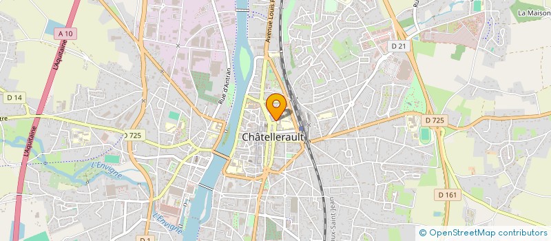 localisation de l'entreprise K TANA  CHATELLERAULT