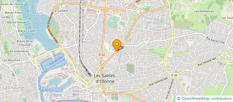 localisation de l'entreprise K'TAPIZ à LES SABLES D'OLONNE